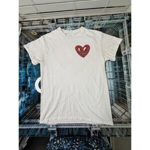 Keith Haring Heart Graphic T-Shirt‎ White Ripple Junction Men’s Small